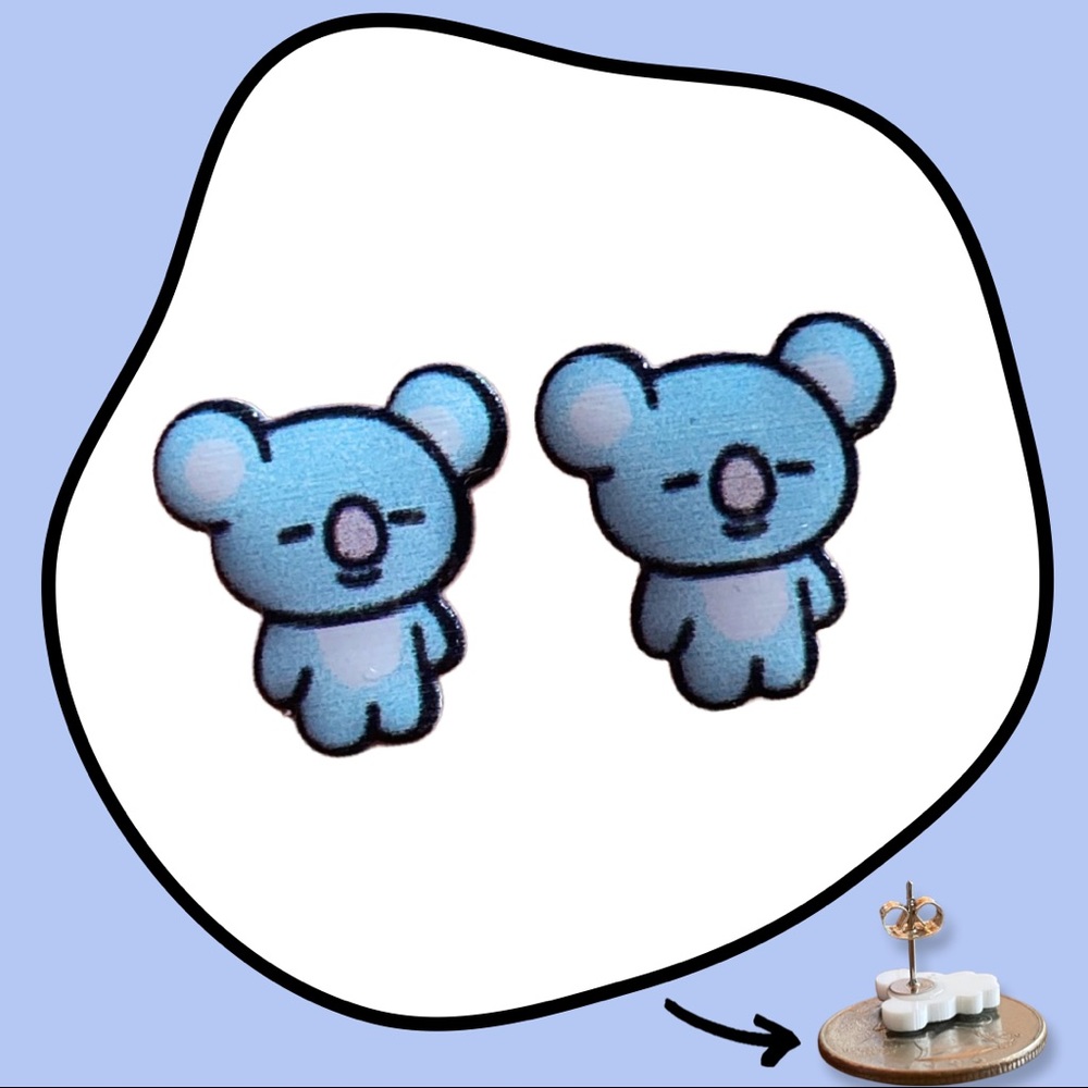 BT21 Koya Stud Earrings